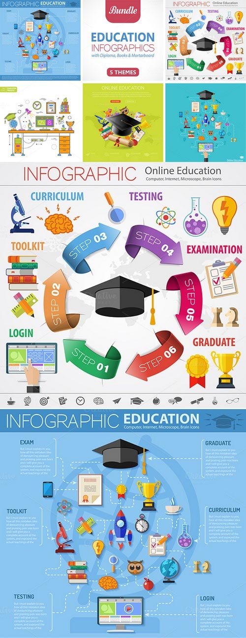 CM - Online Education Infographics - 369736