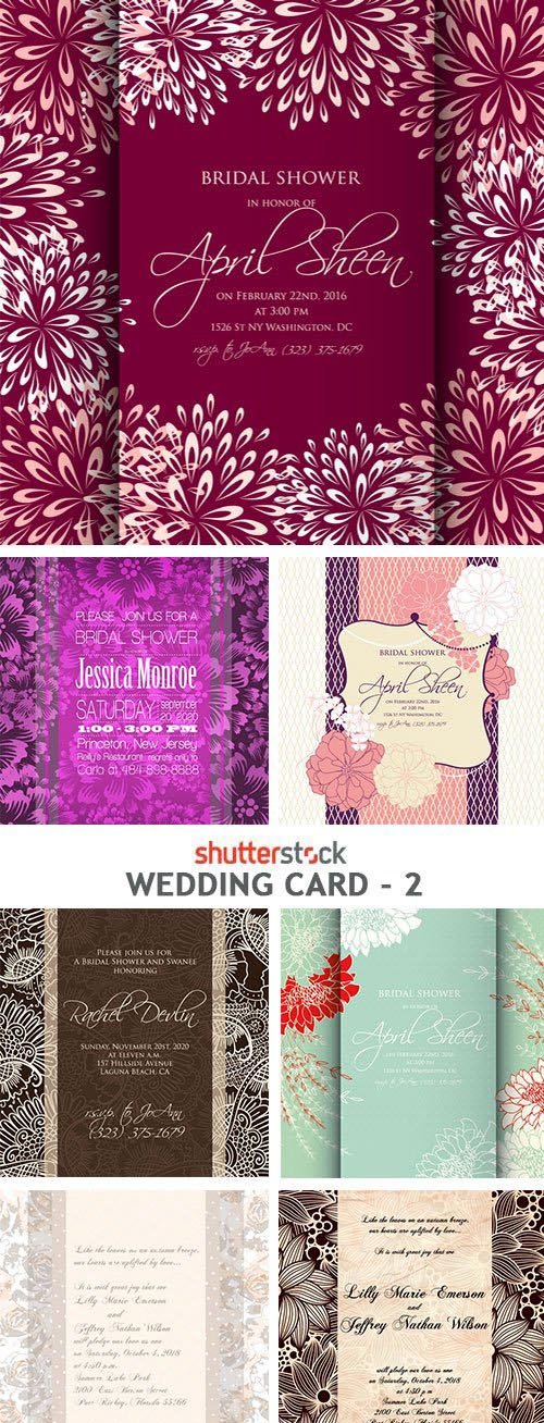 Wedding Card - 2 - 8xEPS