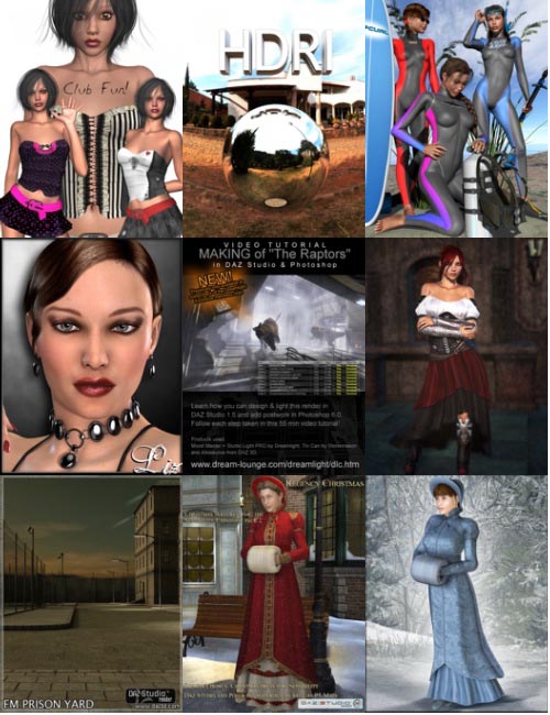 Daz3D collection Mixed