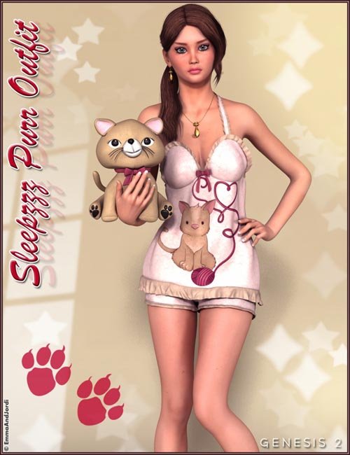 Sleepzzz Purr Outfit and Accessories