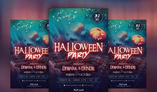 CM - Halloween Party - PSD Flyer 380247