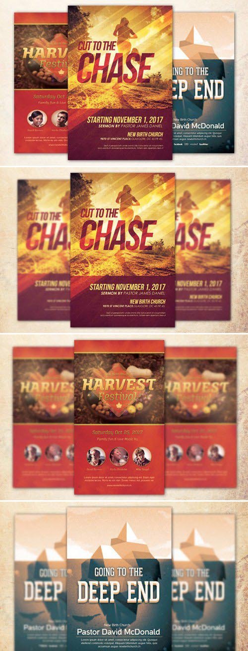 CM - The Chase Church Flyer Bundle 378483