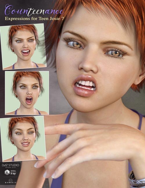 Counteenance Expressions for Teen Josie 7 and Genesis 3 Female(s)