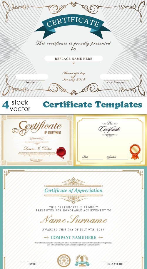 Vectors - Certificate Templates