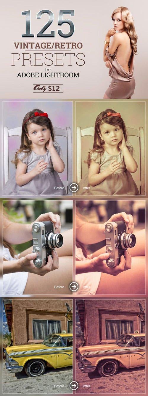 CM - 125 Lightroom Vintage/Retro Presets 371864