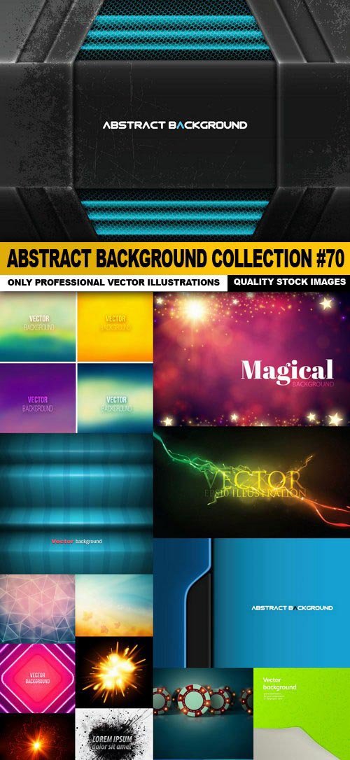 Abstract Background Collection #70 - 18 Vector