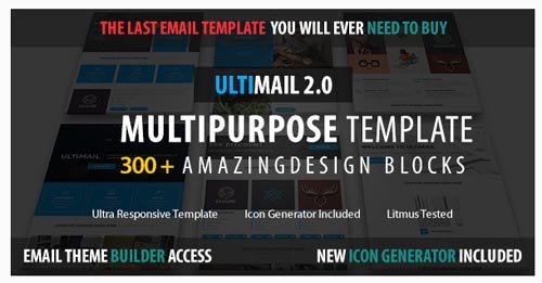 ThemeForest - UltiMail v1.1 - Multipurpose Email + Builder Access - 11424329