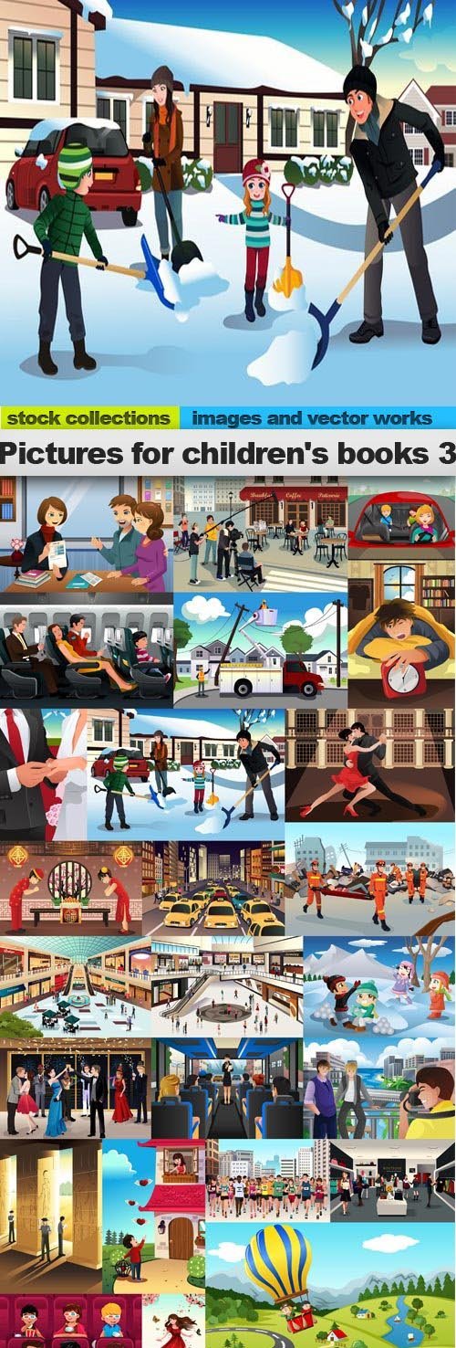 Pictures for children's books 3,25 x EPS