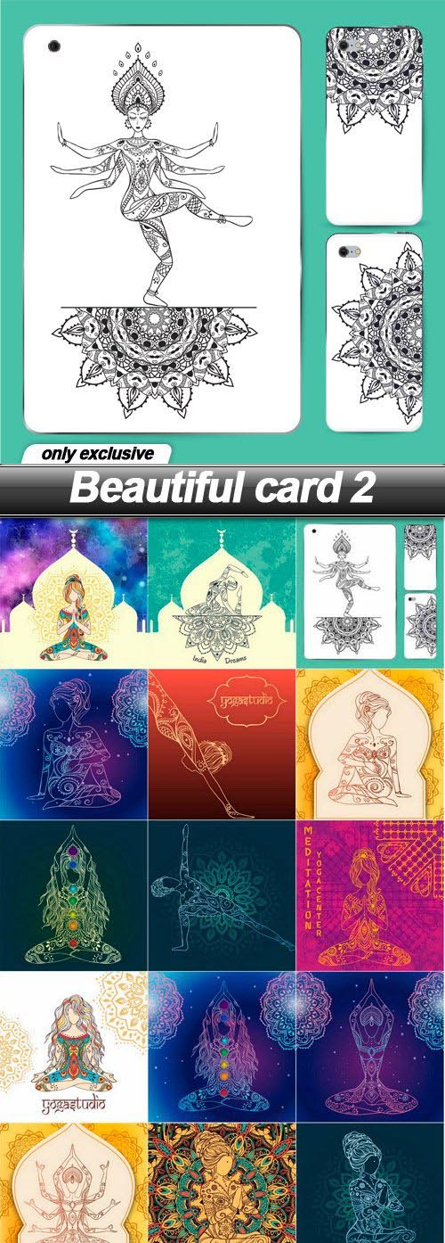 Beautiful card 2 - 15 EPS