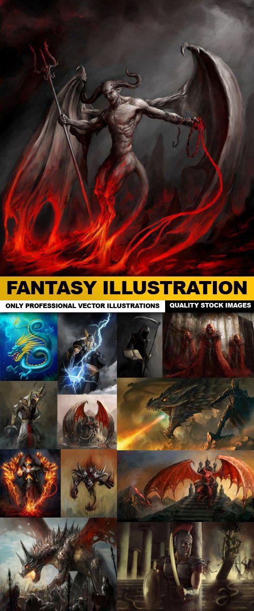 Fantasy Illustration - 15 HQ Images