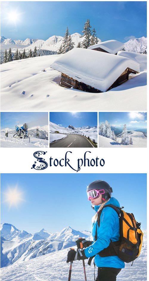 Snow Covered Hot Winter Landscapes 5xJPG