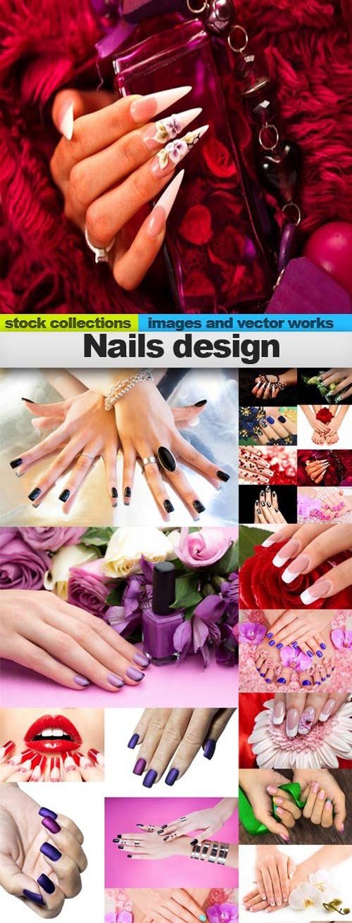 Nails design, 25 x UHQ JPEG