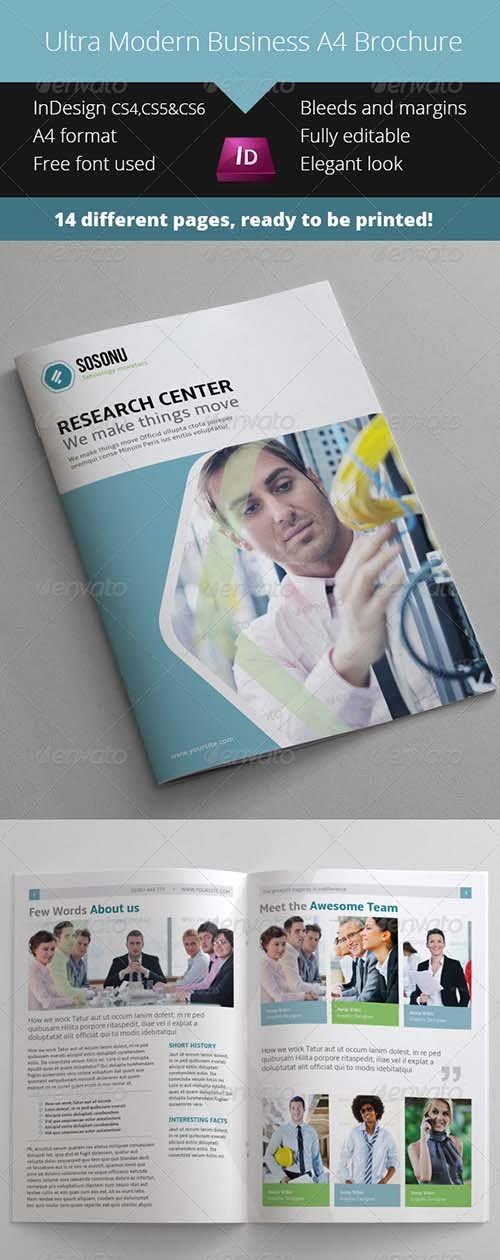 Graphicriver Ultra Simple Business Catalogue - Brochure 5614977