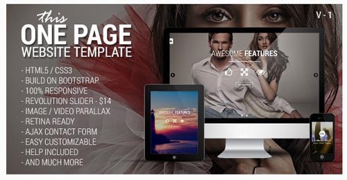 ThemeForest - This One v1.0 - One Page Responsive Website Template - 7236268