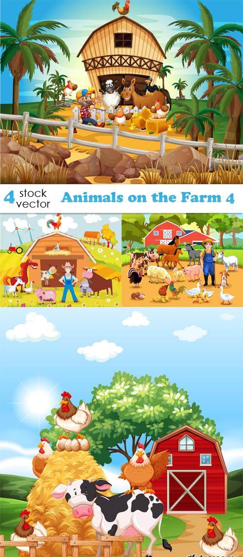 Vectors - Animals on the Farm 4