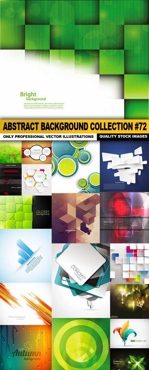Abstract Background Collection #72 - 20 Vector