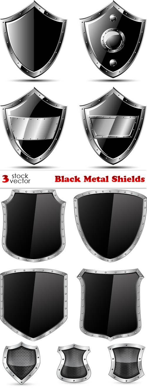 Vectors - Black Metal Shields