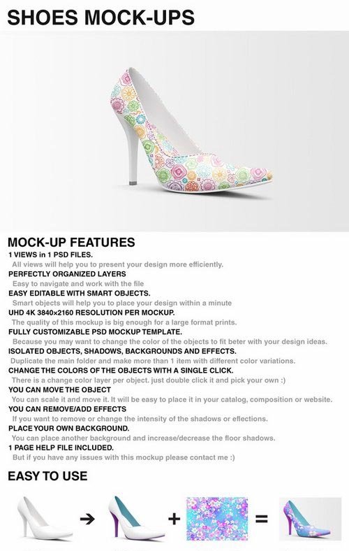 CM - Shoes Mockup - High Heels Mockup 388881