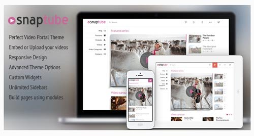 ThemeForest - Snaptube v3.1 - Premium Video WordPress Theme - 8026657