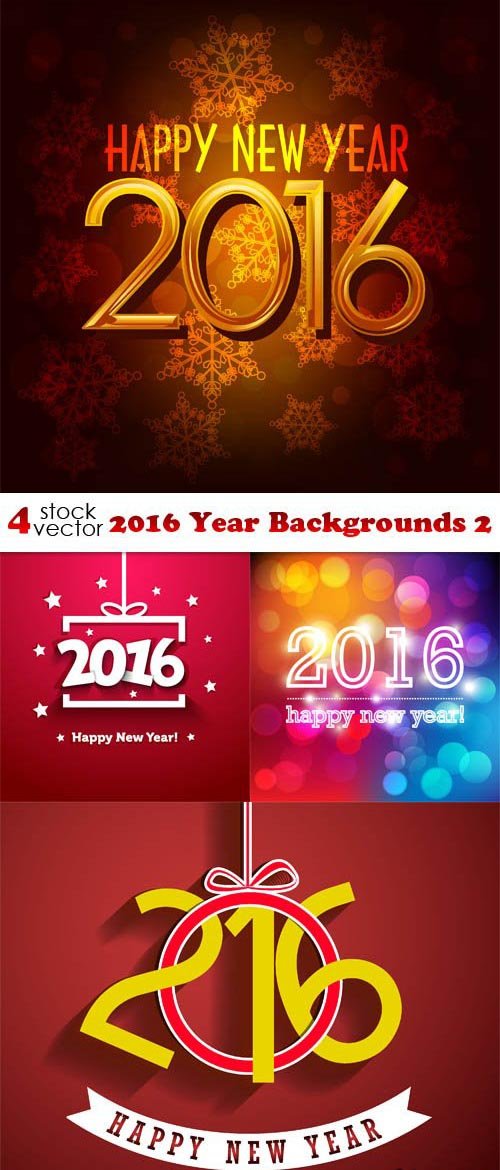 Vectors - 2016 Year Backgrounds 2