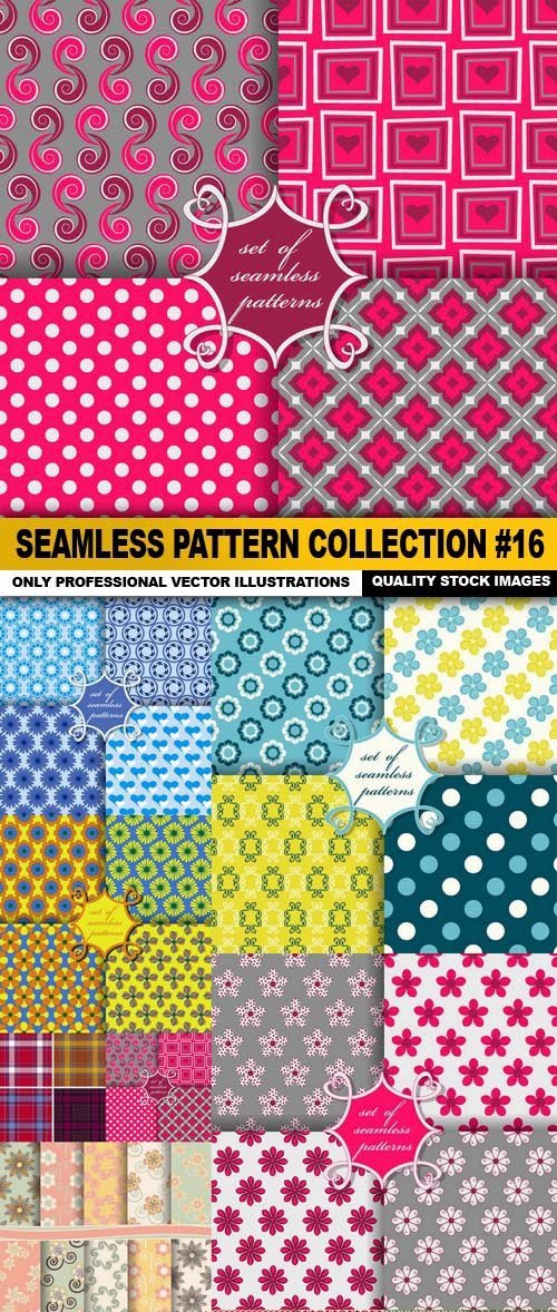 Seamless Pattern Collection #16 - 10 Vector