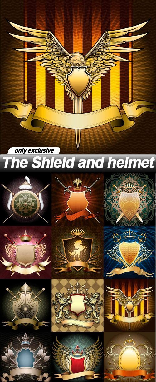 The Shield and helmet - 14 EPS