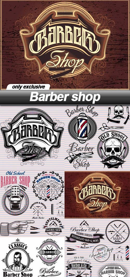 Barber shop - 6 EPS
