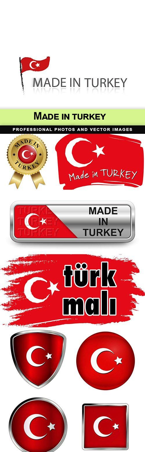 Made in turkey - 8 EPS