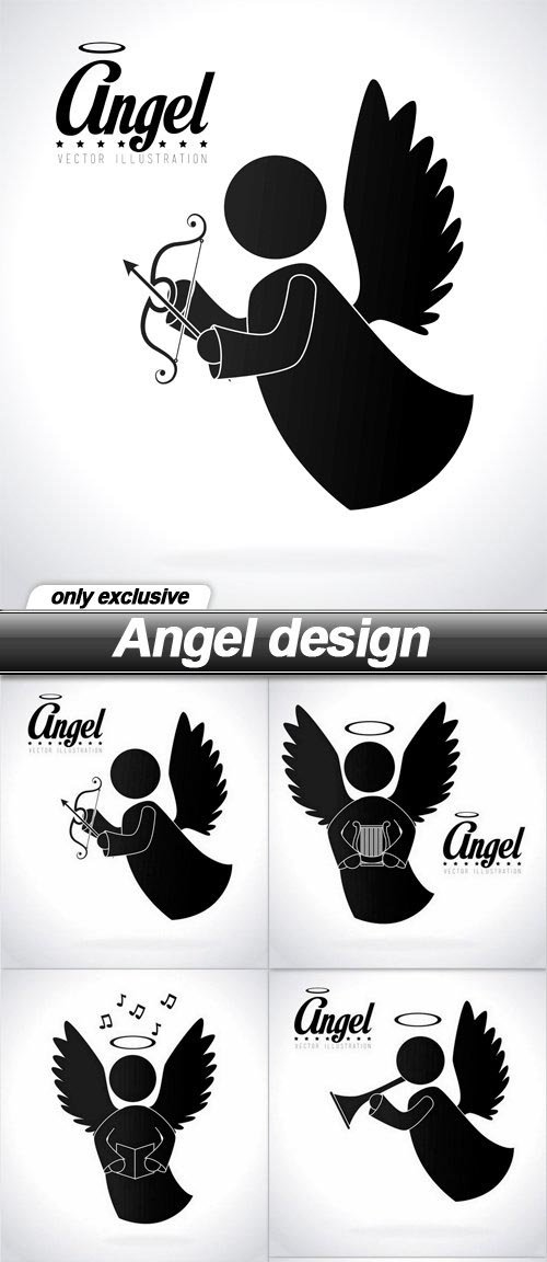 Angel design - 6 EPS