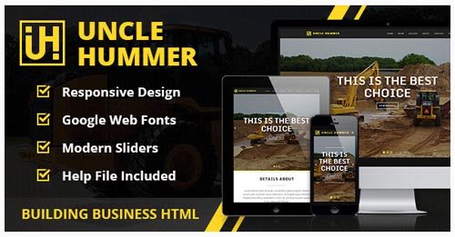 ThemeForest - Uncle Hummer v1.0 - Responsive HTML Building Template - 7822287