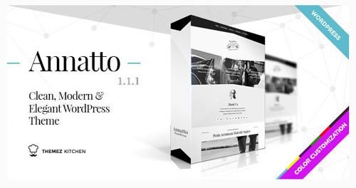 ThemeForest - Annatto v1.1.1 - Clean and Elegant WordPress Theme - 9657786