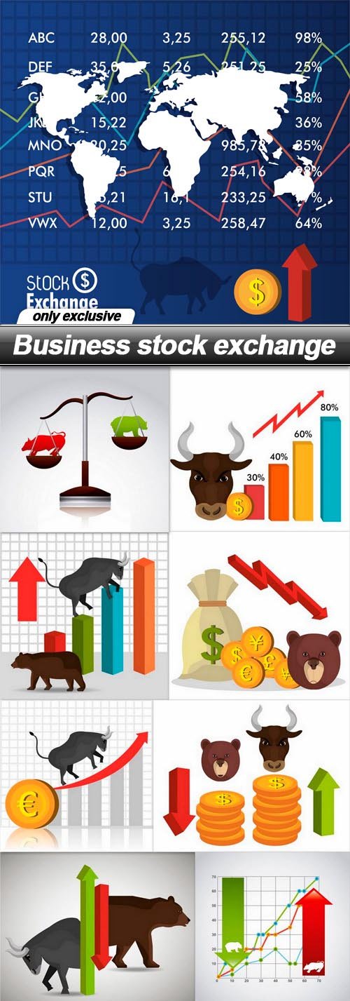 Business stock exchange - 10 EPS