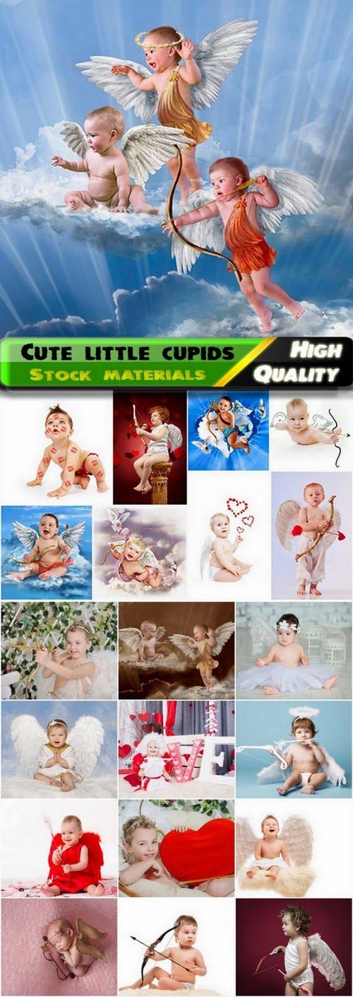 Cute little kids and baby cupids - 25 HQ Jpg