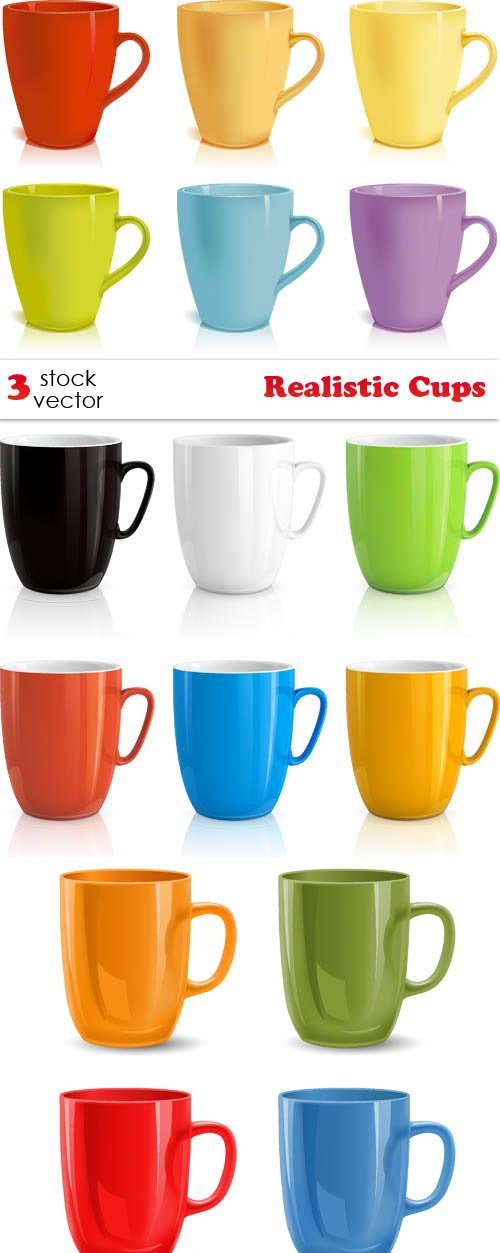 Vectors - Realistic Cups