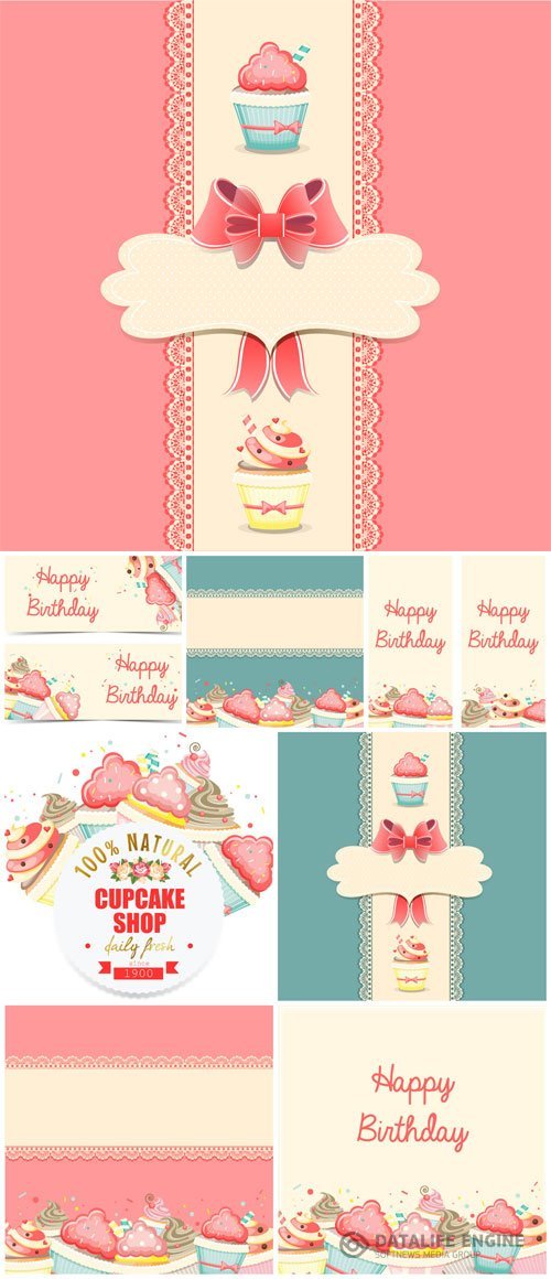 Cupcake invitation