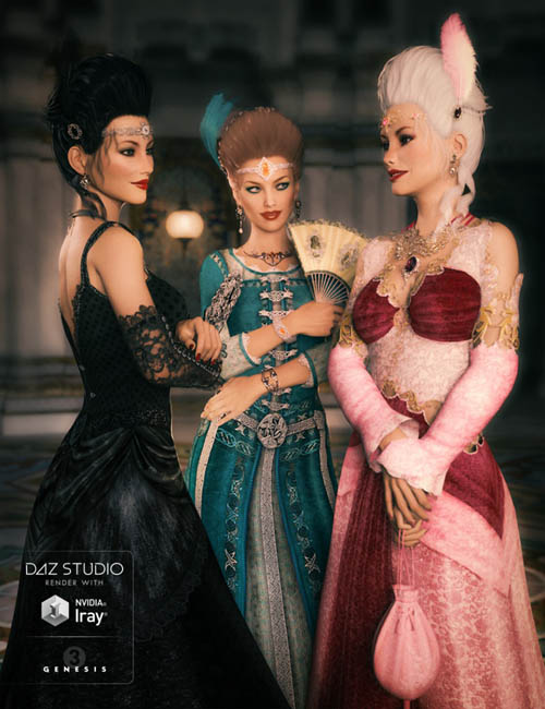 Morphing Fantasy Dress for Genesis 3 Female(s)