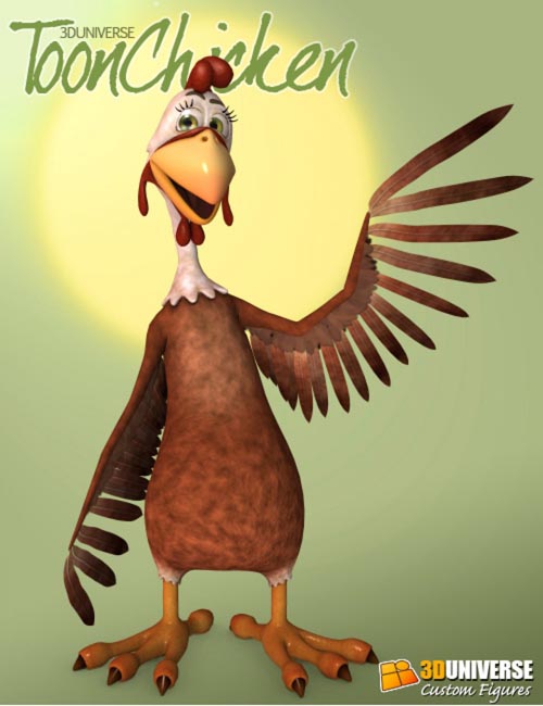 3d Universe Toon Chicken Daz3d And Poses Stuffs Download Free