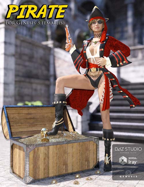 Pirate for Genesis 3 Female(s)