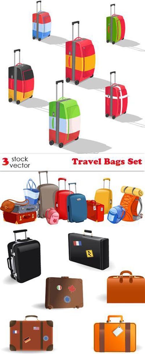 Vectors - Travel Bags Set