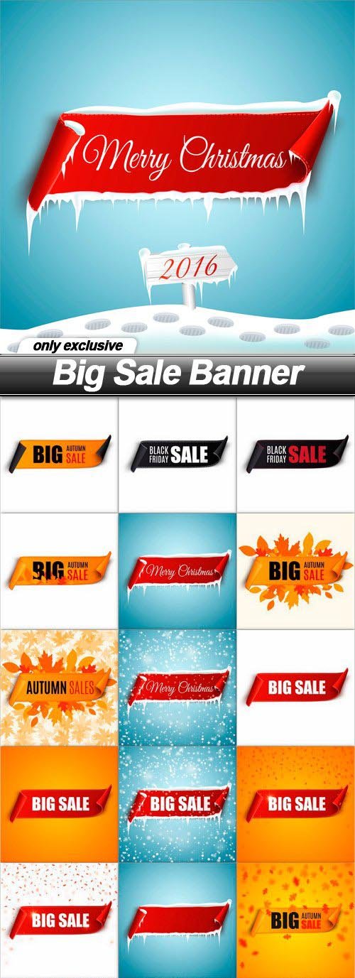 Big Sale Banner - 20 EPS