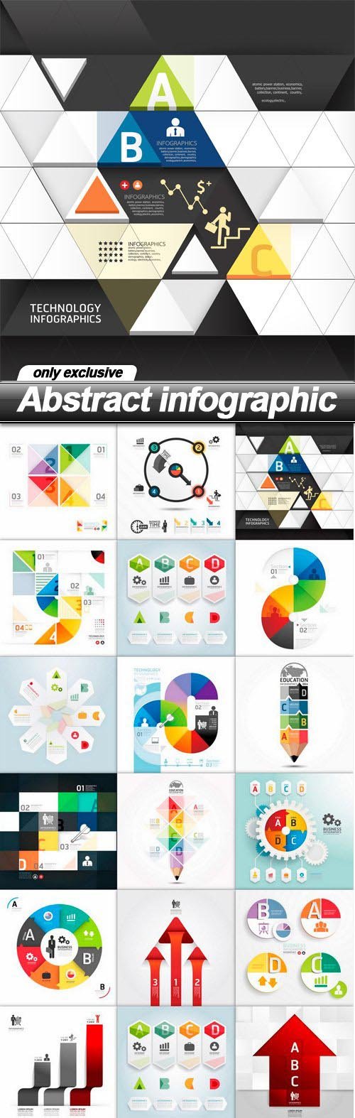 Abstract infographic - 20 EPS