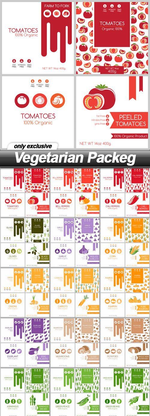 Vegetarian Packeg - 18 EPS