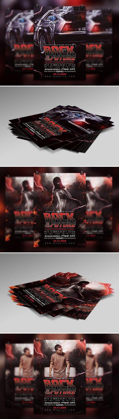CM - Back To The Future | Flyer Template 432591