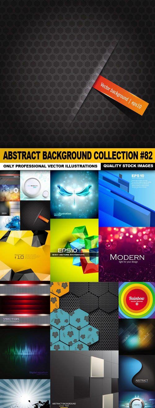 Abstract Background Collection #82 - 20 Vector