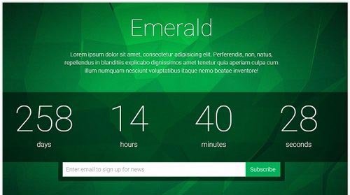 Develogpo - Emerald Coming Soon Template