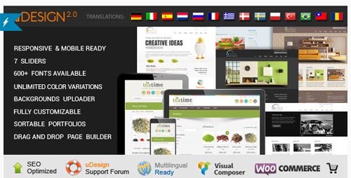 ThemeForest - uDesign v2.8.0 - Responsive WordPress Theme - 253220