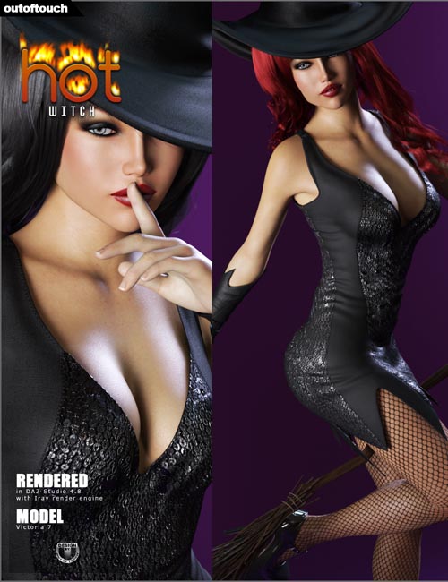 HOT Witch for Genesis 3 Female(s)