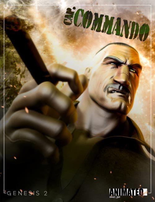 Animated Shape Captain Commando for Genesis 2 Male(s)