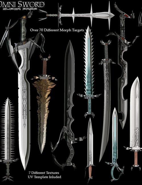 Omni Sword Super Prop » Best Daz3D Poses Download Site