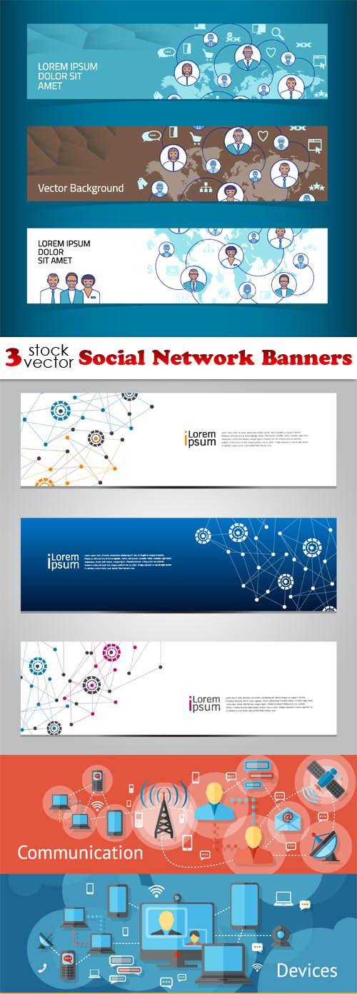 Vectors - Social Network Banners